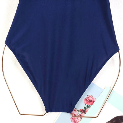 Sexy One-Piece Women Swimsuit 2024 Push Up Plus Size Swimwear Tummy Control Monokini Swimming Beach Wear Vintage Bathing Suit