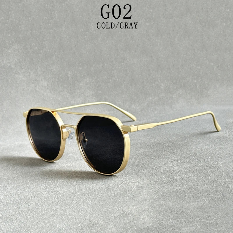 New In Oval Sunglasses For Men Steampunk Sunglasses Women Trendy Vintage Round Fashion Glasses Gafas De Sol Hombre Zonnebril