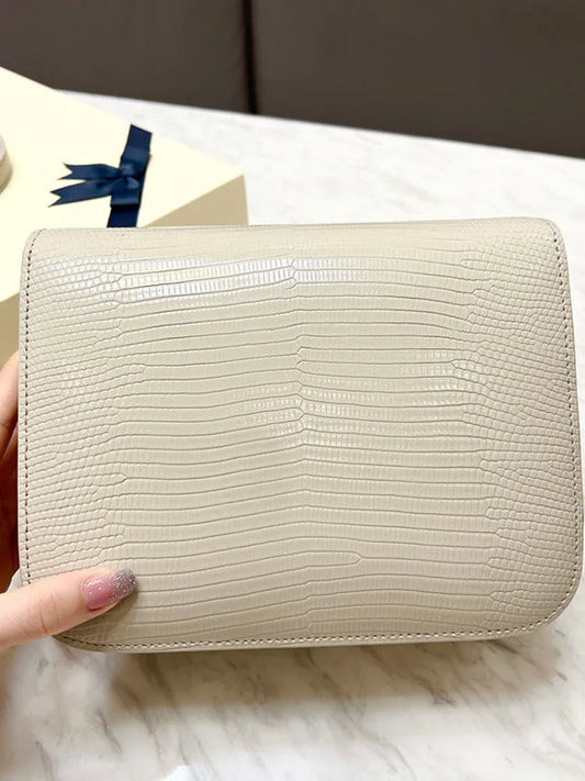 New Women Small Box Bag Single Shoulder Handbag Solid Fashion Brand Cow Split Leather Flap Tofu Bags Ladies Sling Messenger Bag