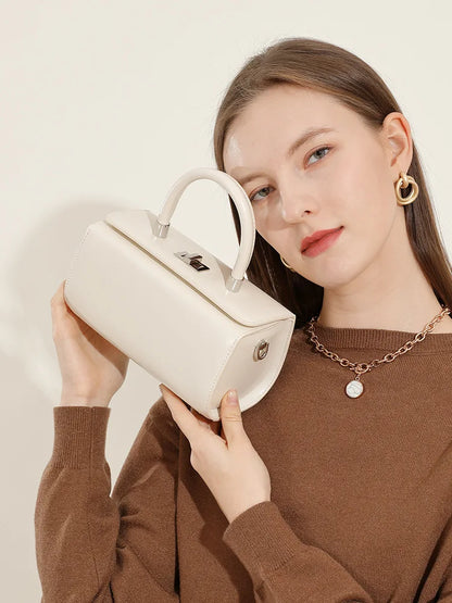 Genuine leather woman bag shoulder bag Handbags ladies crossbody bags luxury designer minimalism bag mini bag white