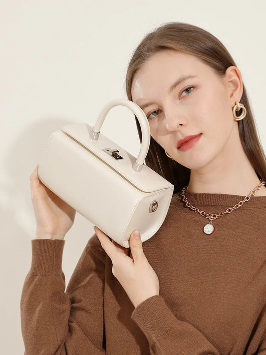 Genuine leather woman bag shoulder bag Handbags ladies crossbody bags luxury designer minimalism bag mini bag white