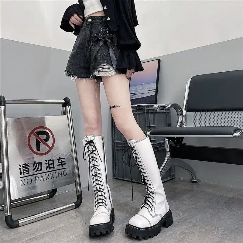 Classic Bow High Waist Short Jean Pants Woman New In Casual Jorts Hot Stretchy To Wear Harajuku Fashion Denim Shorts for Women