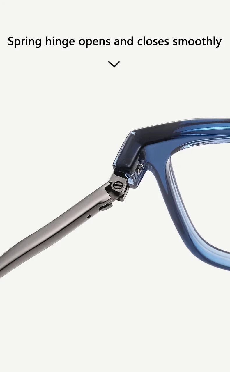 New Classic Geometric Simple Square Frame Design Men's Anti-blue Light Glasses Can Be Customized Prescription LS213