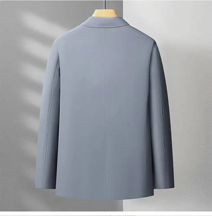 Sunscreen Jacket Blazer - Men's Fashionable Lightweight Business Casual Versatile Casual Cool and Light Thin Elastic Blazer