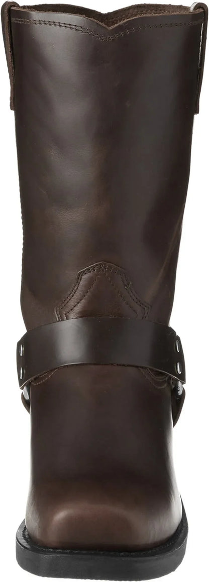 Retro Cowboy Mid Calf Western Pu Leather Man Slip on Shoes Winter Knight Booties Plus Size 39-48 Zapatos Hombre Chelsea Men