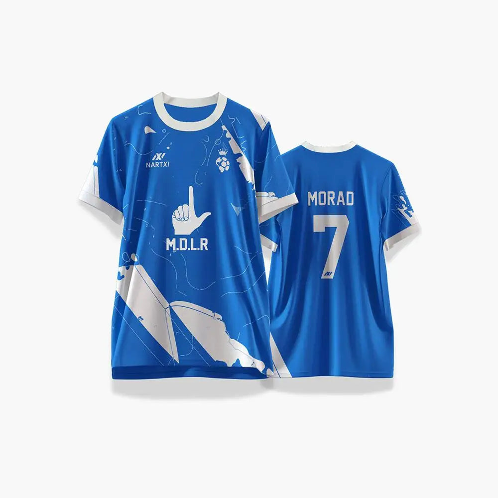 New Morad Hip-Hop Style Jersey MDLR Streetwear Outdoor Sports Soccer Training Uniform Men's Women's O-Neck Short Sleeve T-Shirt