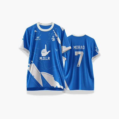 New Morad Hip-Hop Style Jersey MDLR Streetwear Outdoor Sports Soccer Training Uniform Men's Women's O-Neck Short Sleeve T-Shirt