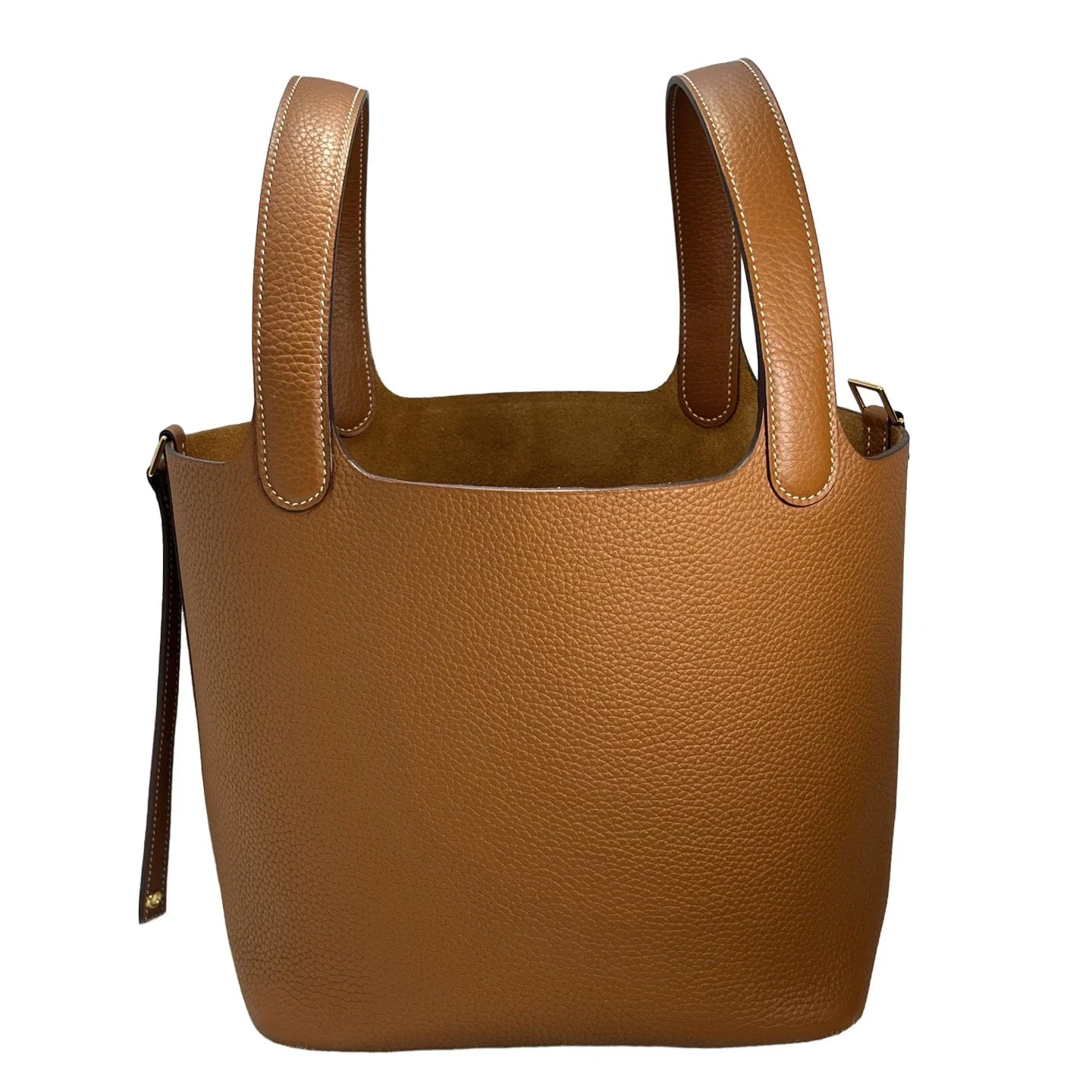 22 CM Large size Top Quality Bucket Bags Women's Bag Lady Luxury Designer High End Bag TC Cowhide Golden Sliver