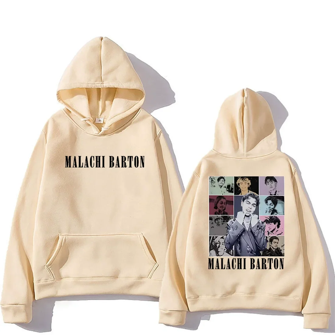 Malachi Barton Graphic Hoodie Men Women's 2025 vintage Autumn Winter Fashion pullovers Long Sleeve Fleece hip hop gothic clothes