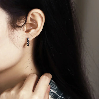100% Real 3.5mm 0.2ct Moissanite Hoop Earrings for Women S925 Sterling Silver Earring Luxury Designer Wedding Fine Jewelry