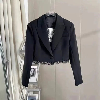 Ladies Suit Jacket 2025 Spring Casual Fashion Joker Female Blazer Coat Temperament Comfortable High-quality Women Outwear