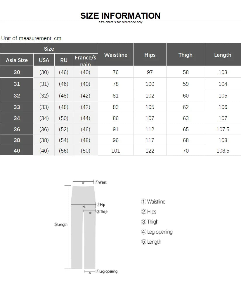 2024 Cotton Stretch Jeans Men Classic Retro Straight Slim Straight Trouser Male Korea Brand Clothing Denim Pants Plus Size 40
