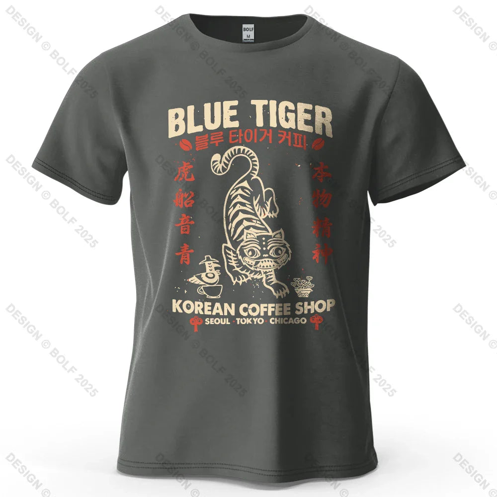 Trendy Printed Men's T-Shirt 100% Cotton Oversized Cultural Graphic Tees for Women Tops Tees Casual Streetwear