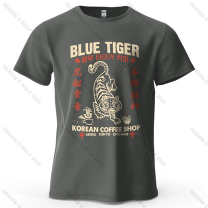 Trendy Printed Men's T-Shirt 100% Cotton Oversized Cultural Graphic Tees for Women Tops Tees Casual Streetwear