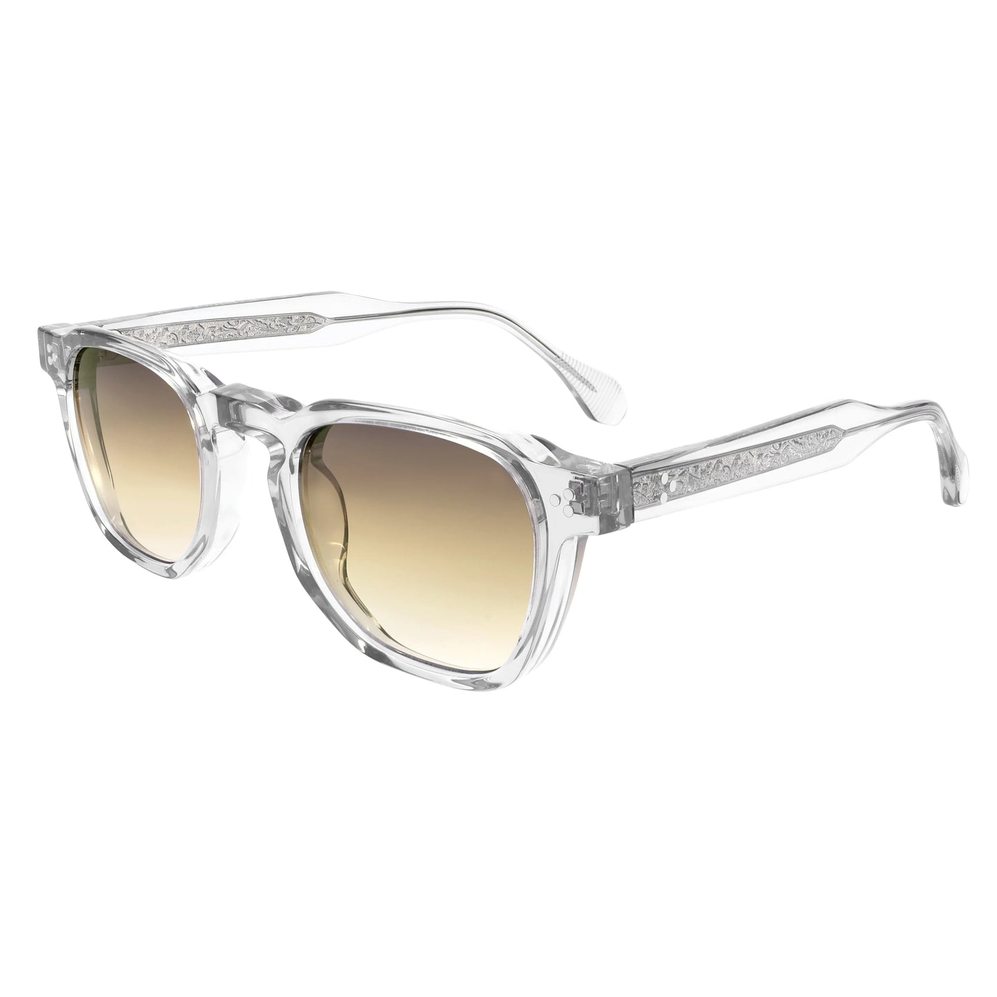 Polarized Sunglasses Unisex Thick Acetate  Frame UV400 Protection Outdoor Driving Daily Wear Lightweight Anti Scratch