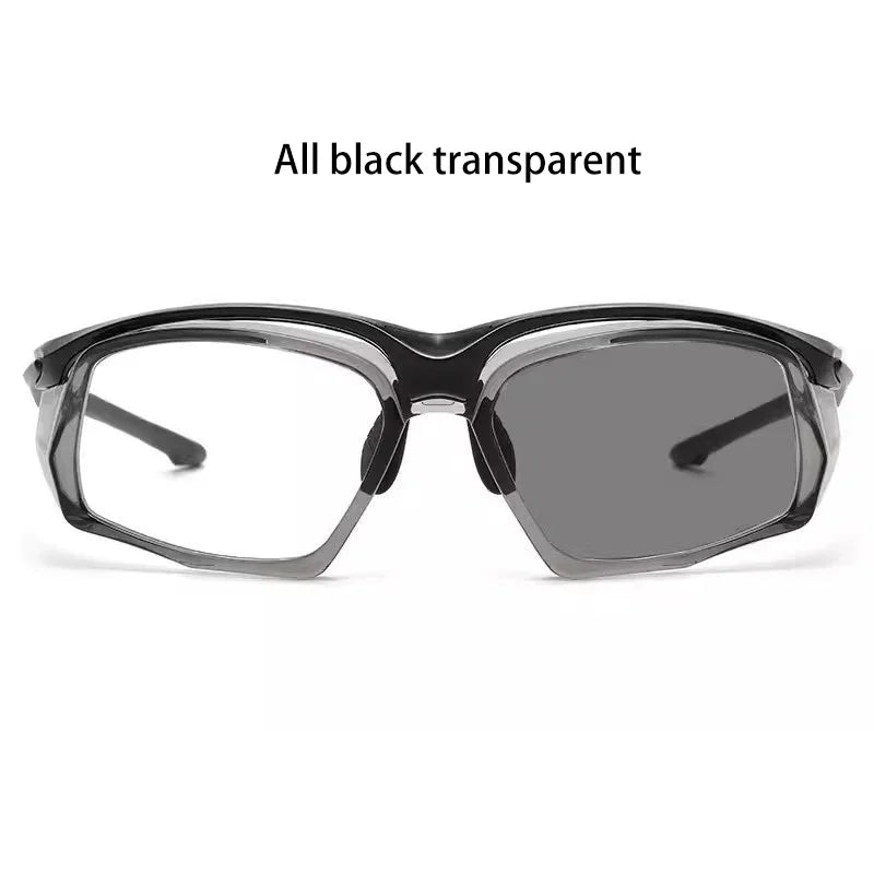 Sports Running Sunglasses Men Mountaineering Wind  Sand TR90 Polarized Sunglasses Safety Eyewear Customizable Prescription