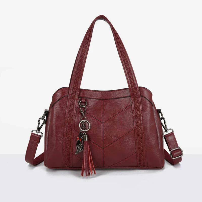 Sac A Main Soft PU Leather Luxury Handbags Women Bags Designer Ladies High Quality Tassel Crossbody Bags Shopper Tote