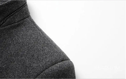 New Spring Men Cashmere Blazers Suits Jackets Stand-up Collar Business Casual Suits Coats Male Slim Fit Blazers Jackets Coats 4X