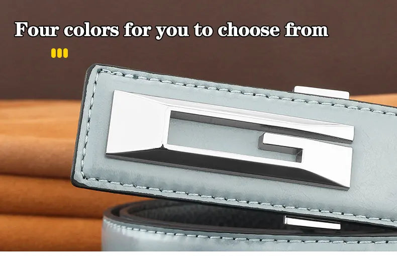 G letter belts men slide buckle designer luxury famous brand cowhide High Quality young boys fancy jeans Waistband green