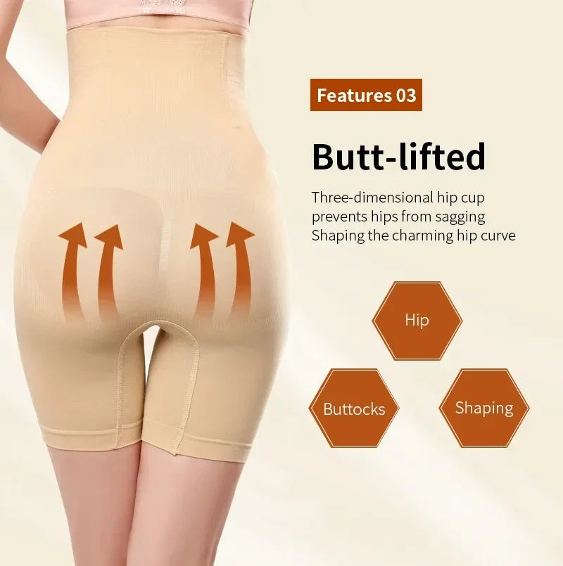 High Waist Trainer Panties Shapewear for Women Tummy Control Hip Butt Lifter Shorts Slimming Sheath Thigh Trimmer Body Shaper