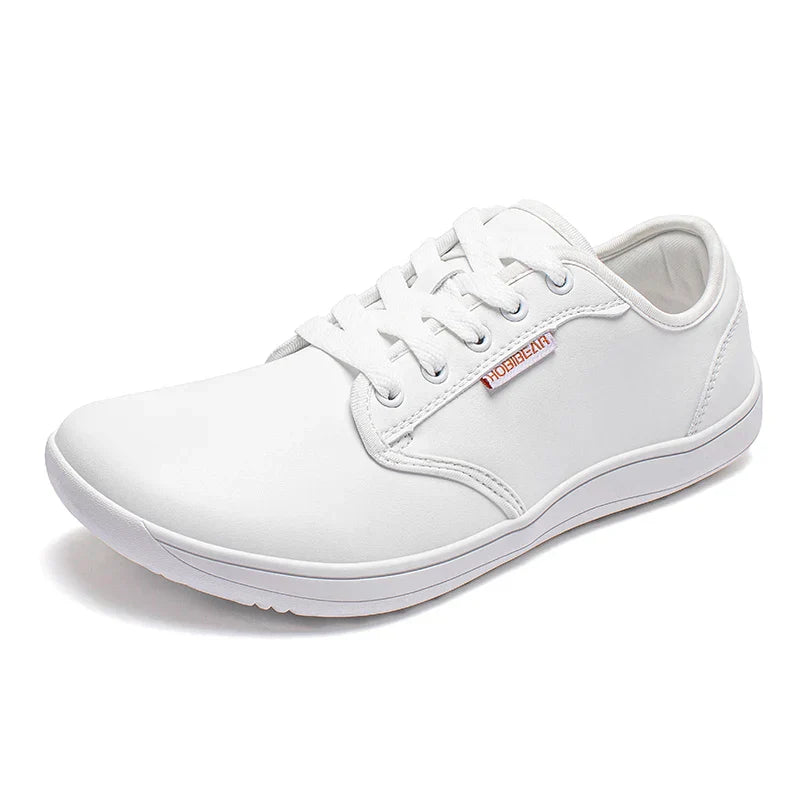 Unisex Wide Barefoot Shoes Women Men Zero Drop Minimalist Sneakers Artificial Leather Trail Walking Shoes