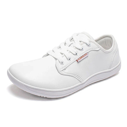 Unisex Wide Barefoot Shoes Women Men Zero Drop Minimalist Sneakers Artificial Leather Trail Walking Shoes