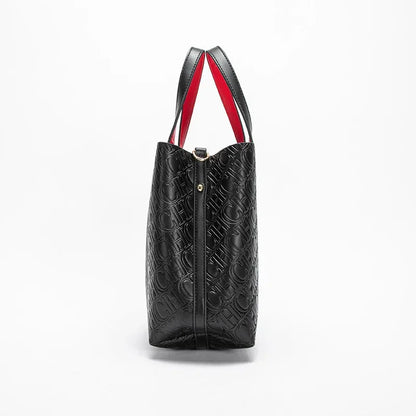 Fashion Brand Women's Handbag Large Capacity Casual Diagonal letter Silver Fox Is PU Leather Shoulder Bag