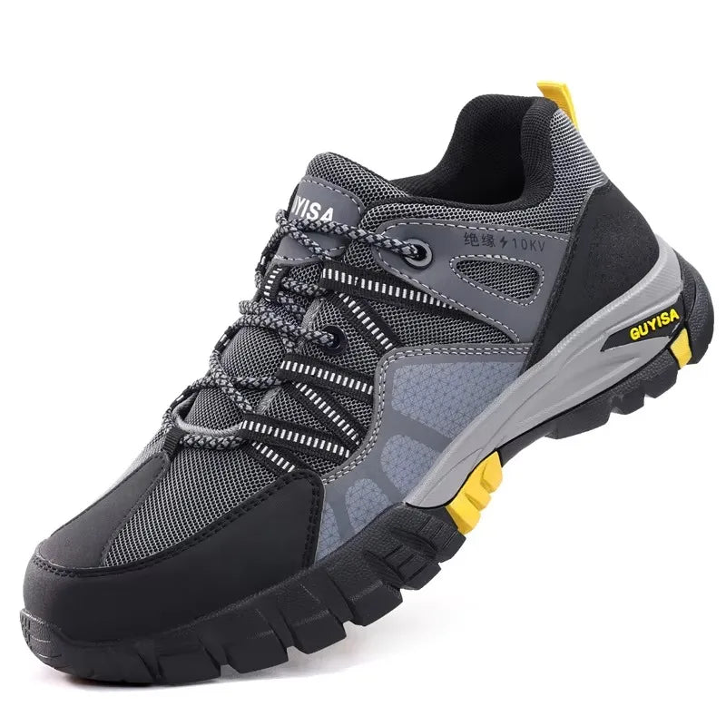 Latest 2024 Fashion Insulation 10KV Men Safety Work Shoes Sneakers Steel Toe Anti Smashing Indestructible Male Footwear