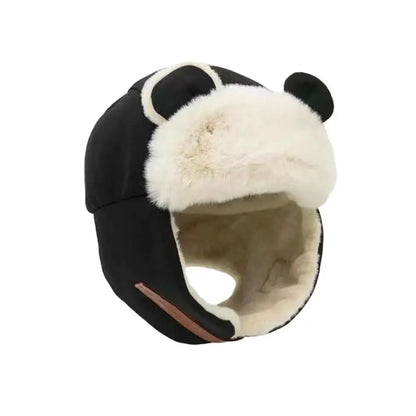 Thick Warm Russian Ushanka Fur Hat Fashion Male Female Winter Hat Black Grey Earflap Ski Russian Cap Bomber Hat Gifts