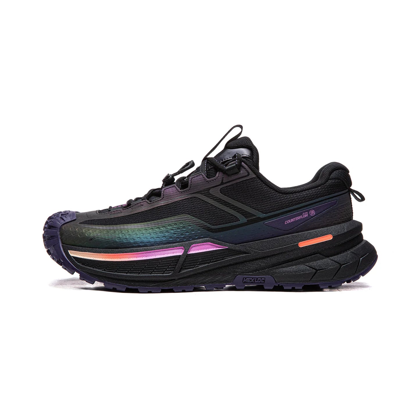 Unisex AXC RUSH 2 Outdoor Hiking Shoes BOOM Cushion Lightweight Springy Stable LiNing Anti-slip Sneakers AHTW003