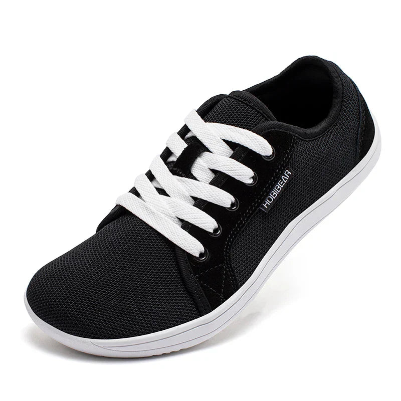 Wide Toe Barefoot Shoes Womens Mens Outdoor Lace Up Running Sneaker Zero Drop Comfortable Casual Shoes