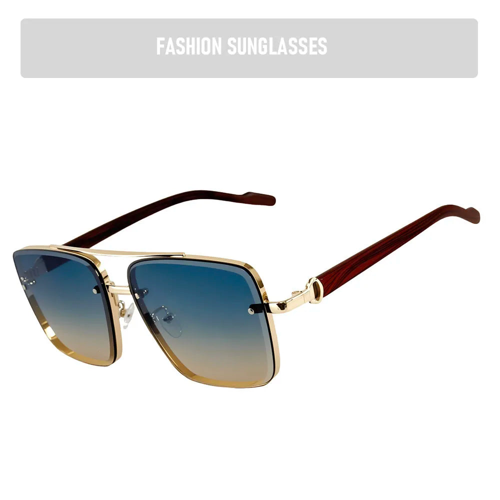 UV400 Protection Square Sunglasses Women 2026 Luxury Brand Design Sunglass Men Vintage Fashion Glasses Dropshipping Gafas De Sol