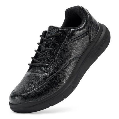 Wide Version Men's Leather Shoes Walking Shoes Oxford Shoes For Formal Business Shoe Comfortable All Day Wear