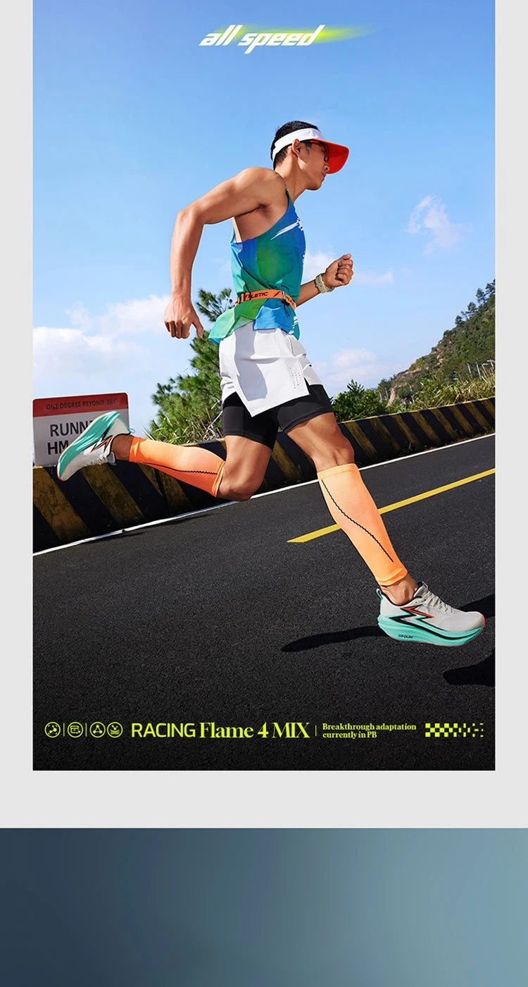 Flame 4.0 MIX Men Running Shoes Carbon Plate Racing Marathon Stable Rebound Wear-resistant Male Sneakers 672512204