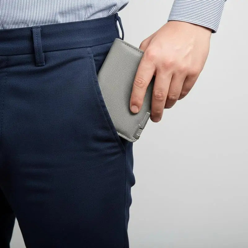 Black Faux Leather Slim Wallet with Multiple Card Slots Business Style for Men Perfect for Business Meetings