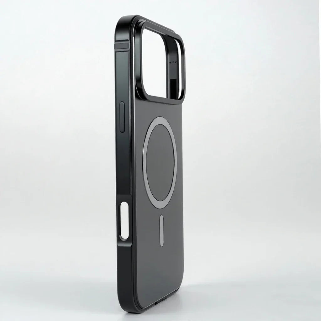 Magnetic Original Phone Case For iPhone 17 Pro Max 17Pro 16 15 Pro Max High End Metal Frame Anti Drop protective cover