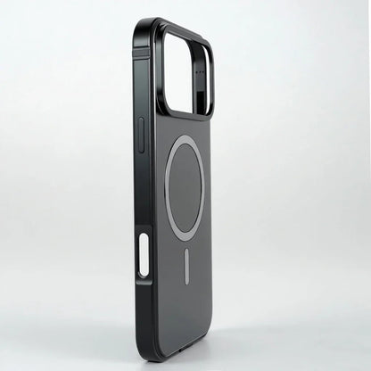Magnetic Original Phone Case For iPhone 17 Pro Max 17Pro 16 15 Pro Max High End Metal Frame Anti Drop protective cover
