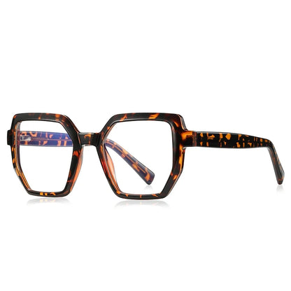 Oversise Women Myopia Prescription Glasses Hyperopia Reading Glasses Anti Blue Light Optical Eyeglasses Frame PFD2143