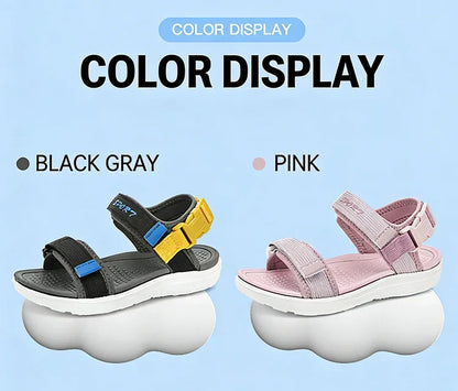 Lightweight Kids Sandals Summer Quick-Dry Breathable Beach Shoe Non-Slip Outdoor Sport Walking Sandals for Boys Girls Size 30-38