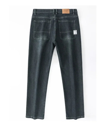 2025 New Style Y2 Spring and Autumn Loose Jeans Men's Baggy Straight Wide Leg Business Casual Pants Brand Men's Clothing