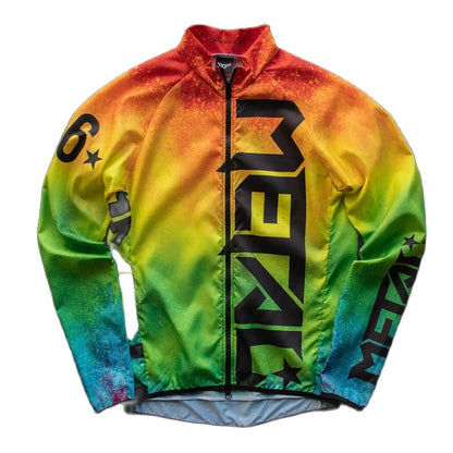 Bicycle Windbreaker Windproof Waterproof Men's Long Sleeve Cycling Jackets Bike Jersey Coat Pro Team Lightweight Jacket