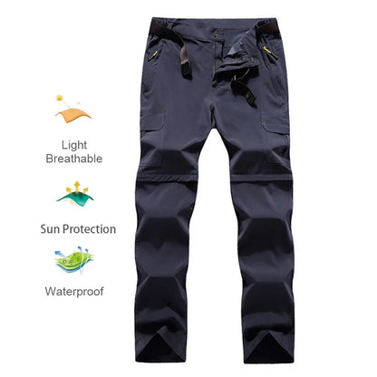 Lover's Hiking Pants Trekking Convertible Lightweight Quick Dry Separable Outdoor Travel Camping Safari Travel Pants