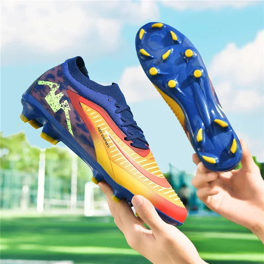 New Men Football Boots Breathable Unisex Ultralight Wholesale Professional Indoor Training Soccer Shoes Futsal Drop Shipping