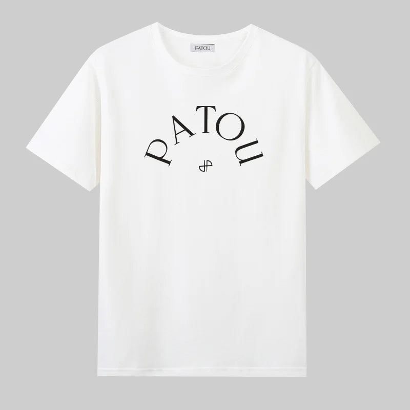 2024 Hot Sales Japan Style Cotton O-Neck Fashion Letter Printed Tees Summer Harajuku Women Loose Short Sleeve T-shirt