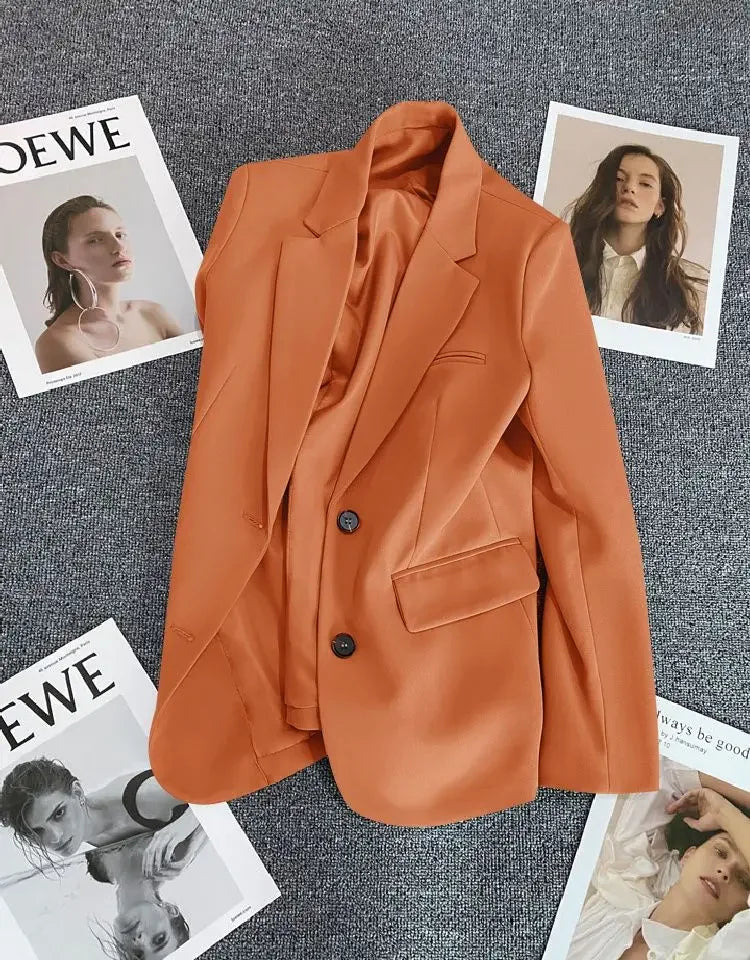 New Spring Suit 2025 Suit Jacket for Women with Small Temperament and High-end Feel Loose Casual Chic Elegant Fashion Coat Top