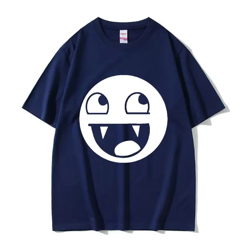 Epic Face Domo Kun Funny Meme T Shirts Men Women Summer O-Neck Fashion High Quality T-Shirt Casual 100% Cotton Oversized Tshirt