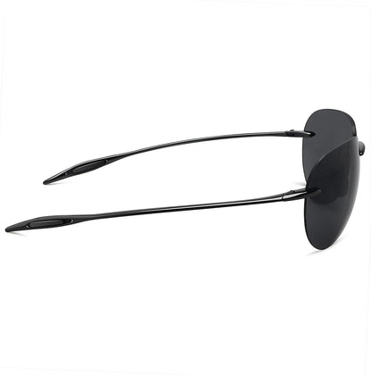 Sports Sunglasses for Men Women Tr90 Rimless Frame for Running Fishing Golf Surf Driving MJ8008