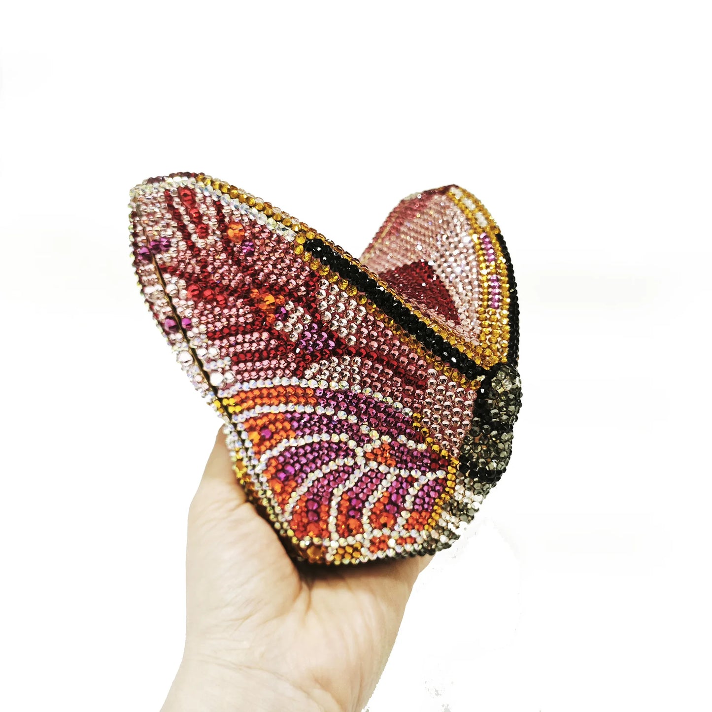 Butterfly Shaped Rhinestone Evening Bags Women Luxury Gorgeous Classy Sparkling Rhinestone Clutch Purses Wedding Party