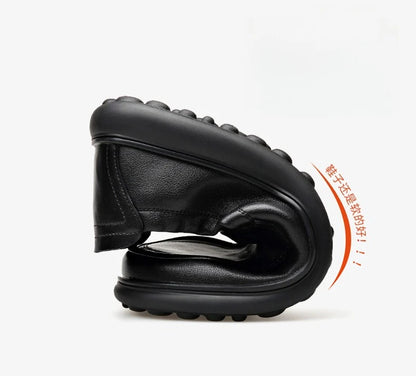 Spring Autumn New Genuine Leather Shoes for Men Black Fashion Business Casual Shoes Male High Quality Designer Loafers Man