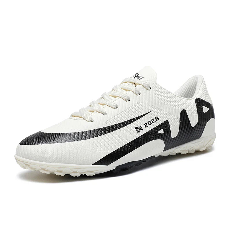High Quality New Mens Soccer Shoes Society Ultralight Turf Soccer Cleats Kids Sneakers Training Football Boots Chuteira Campo